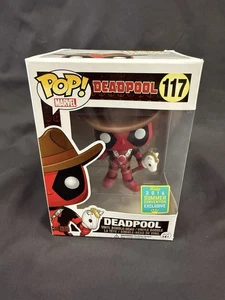 Funko Pop COWBOY DEADPOOL #117 2016 SDCC Summer Convention Exclusive Vaults - Bild 1 von 7