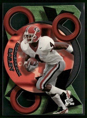 1999 Press Pass #XO3 Champ Bailey X's and O's - Image 1 of 2