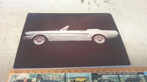 1966 FORD MUSTANG CONVERTIBLE  Original Promo Card  - Picture 1 of 1