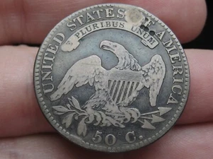 1820 Capped Bust Silver Half Dollar- VG/Fine Details, Overton O 108, Large Date - Picture 1 of 6