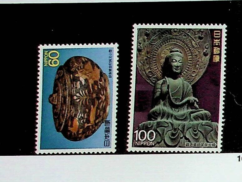 JAPAN Sc 1814-5 NH ISSUE OF 1989 - ART - (AS23) - Image 1 of 1
