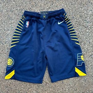 Youth Nike Swingman Indiana Pacers NBA Basketball Shorts Size Medium 10 12