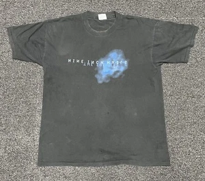Rare Vintage 90s NIN Nine Inch Nails The Fragile Tour 1999 T shirt Blue Blur XL - Picture 1 of 3