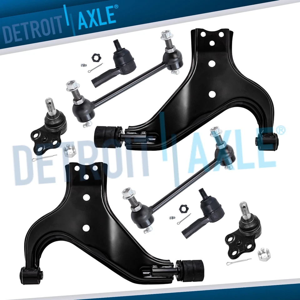 Front Lower Control Arm Tierod Ball Joint Sway Bars for 1996-2004 Pathfinder QX4 - Image 1 of 4