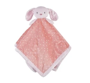 Manta de seguridad Gerber Modern Moments bebé niña conejo de coral - Imagen 1 de 4