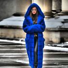 Casual Faux Fur Coat Hoodies Furry Thick Warm Long Faux Fur Jacket Slim