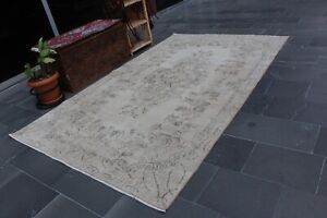 Bedroom rug, Turkish rug, Vintage decor rug, Bohemian rug 5.6 x 9.2 ft MBZ2629