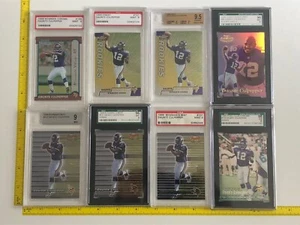 8 Graded Daunte Culpepper ROOKIE Football Cards ALL 9 Or Above Minnesota Vikings - Picture 1 of 8