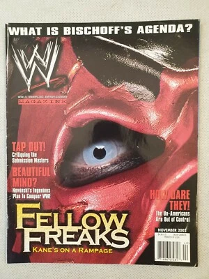 WWE Magazine November 2002 Wrestling Magazine Bischoff Kane Nowinski - Image 1 of 2