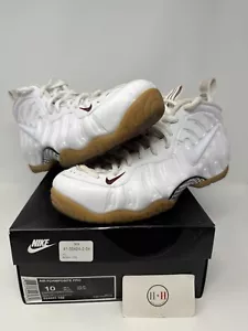 Nike Foamposite Pro bianche Gucci 2015 taglia 10 autentiche rare usate metà - Foto 1 di 10