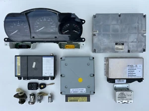 2000 Jaguar XJ8 X308 ECU BCM Computer Modules w/ Cluster & Lock Set OEM - Picture 1 of 11