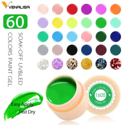 Verniz gel colorido tinta para unhas profissional para nail art verniz gel laca gel UV - Imagem 1 de 4