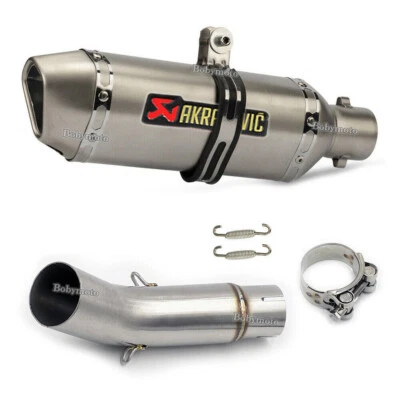 Juego de sistema de tubo de escape de enlace medio para motocicleta Suzuki GSXR750 GSXR600 2011-2017 Foto 1 de 4