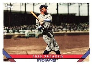 1993 Ted Williams #128 Tris Speaker Cleveland Indians - Picture 1 of 2