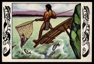 Bowman Frontier Days #19 1953 pesca de salmón casi nuevo - Imagen 1 de 3