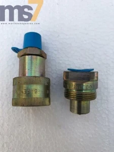 GATEWAY USA HYDRAULIC QUICK COUPLER MALE-FEMALE SET 700 BAR/ 10,000 PSI 1/4" - Picture 1 of 2