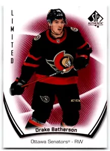 2022-23 SP Auténtico LIMITADO Drake Batherson Ottawa Senadores #9 - Imagen 1 de 2