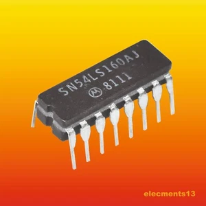 SN54LS160AJ MOTOROLA INTEGRATED CIRCUIT LOGIC CDIP16 - Picture 1 of 2