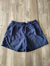 Vintage Columbia Shorts Mens Medium Blue Belted Lightweight Chinos Lined Pockets