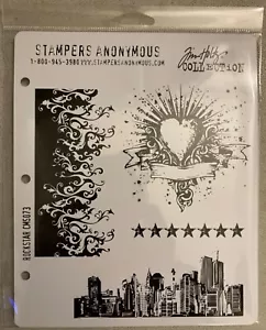 Stampers Anonymous Tim Holtz - CMS073 - Rockstar - Valentine - Brand New! - Picture 1 of 3