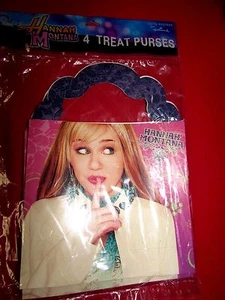 Party Express/Hallmark Hannah Montana Treat Purses- (4)- NEW - Picture 1 of 3