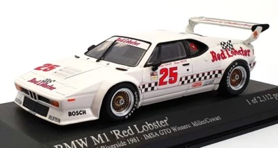 Minichamps 1/43 Scale 430 812525 - BMW M1 IMSA Red Lobster LA Times GP 1981 - Image 1 of 4