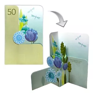 Nice GOLDEN ANNIVERSARY Pop-Up Card FOR 50 YEAR COUPLE by American Greetings + ✉ - Picture 1 of 5