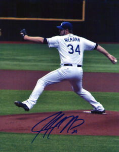 Jeff Niemann 2008 American League Champion Tampa Bay Rays Signed 8x10 Photo COA