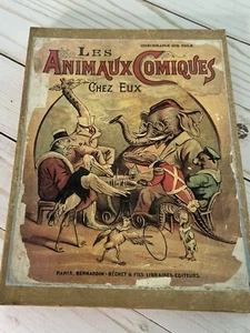 Vintage French Animal Puzzle Chez Eux Wood Pieces Beautiful Piece - Picture 1 of 6