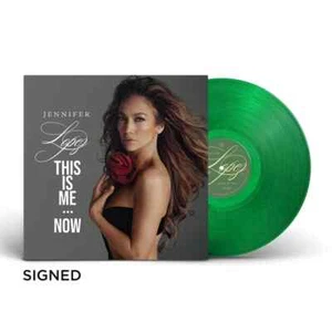 Jennifer Lopez This Is Me...Now Exclusive Emerald Vinyl Signed Insert - Picture 1 of 1