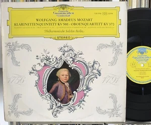 MOZART Clarinet Quintet Oboe Quartet BERLIN PHIL SOLO.. DG SLPM 138996 TULIPS NM - Picture 1 of 3