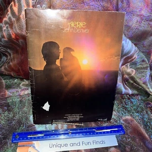 Vintage John Denver Songbook Aerie 1971 Chords Piano cover tear see pictures - Picture 1 of 3