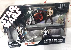 2007 Star Wars Rache der Sith Battle Pack Jedi vs. Sith Brandneu - Bild 1 von 2