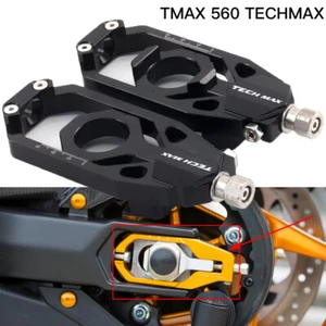 For TMAX 560 TECHMAX 2020 2021 2022 2023 Rear Axle Chain Adjuster Tensioners - Picture 1 of 24