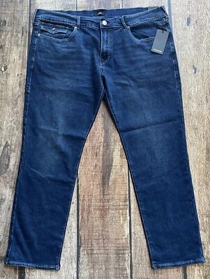 TRUE RELIGION GENO RELAXED SLIM FIT JEANS BLUE MENS SIZE 42X32 NEW WITH TAG $159 - Image 1 of 4