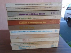 lot of 11 in book series -Soviet Military Thought: A Soviet View - Picture 1 of 12