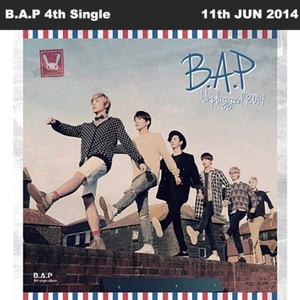 B.A.P BAP UNPLUGGED 2014 4th Single Album CD+24p Photo Book+Card KPOP - Picture 1 of 1