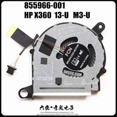 New HP Pavilion X360 M3-U M3-U001DX M3-U003DX CPU Cooling Fan 855966-001 NS65B06 - Image 1 of 4