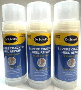 3 dr scholls severe cracked heel repair restoring balm 2.5oz ea - Picture 1 of 2