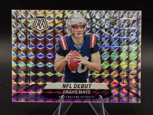 2024 Panini Mosaic Drake Maye Silver Prizm NFL Debut Rookie #273 Patriots  - Picture 1 of 2