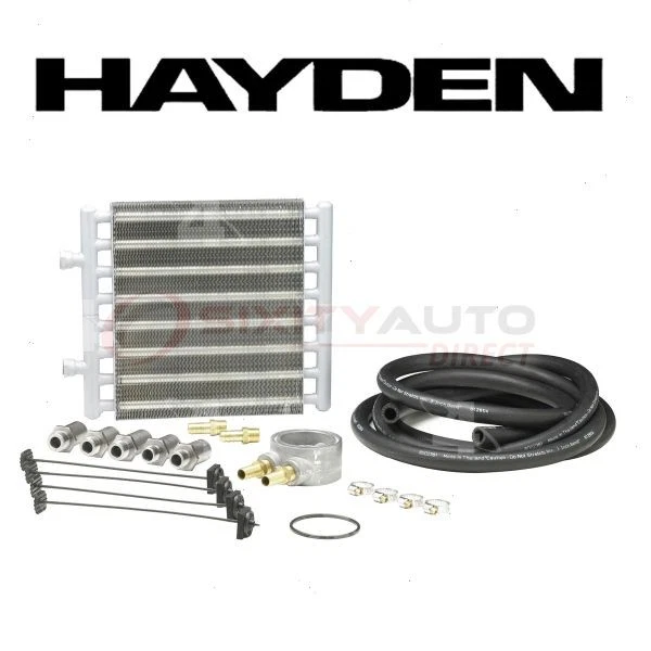 Hayden Engine Oil Cooler for 1988-1993 Ford Festiva - Belts Cooling lm Foto 1 de 4