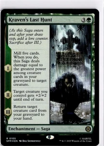 MTG SPM Lámina Kraven's Last Hunt 105 Marvel's Spider-Man R Casi Nuevo - Imagen 1 de 2