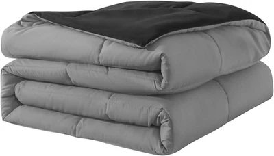 Down Alternative Bedding Comforter Queen Size - All-Season Soft Reversible Micro - Image 1 of 4