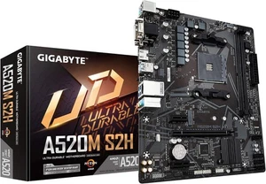 Gigabyte A520M S2H - 1.0 - Motherboard - micro ATX - Socket AM4 - AMD A520 Chips - Bild 1 von 2