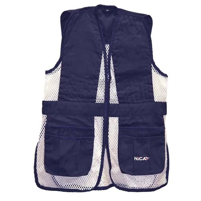 New Nica Youth Shooting Vest Navy - Image 1 of 2