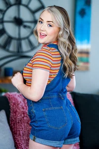 👙4"x6" PICTURE👙 EVA NYX  ONE GLOSSY PHOTO!  BLONDE/MODEL/PETITE/SEXY 💌#ENoo58 - Picture 1 of 4