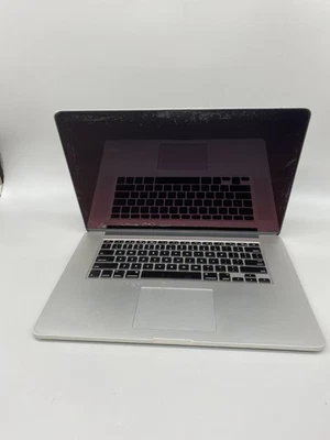 Apple MacBook Pro 2014 A1398 i7-4770HQ 2.2Ghz 16GB DDR3 256GB SSD -C/SEE Photo - Image 1 of 4