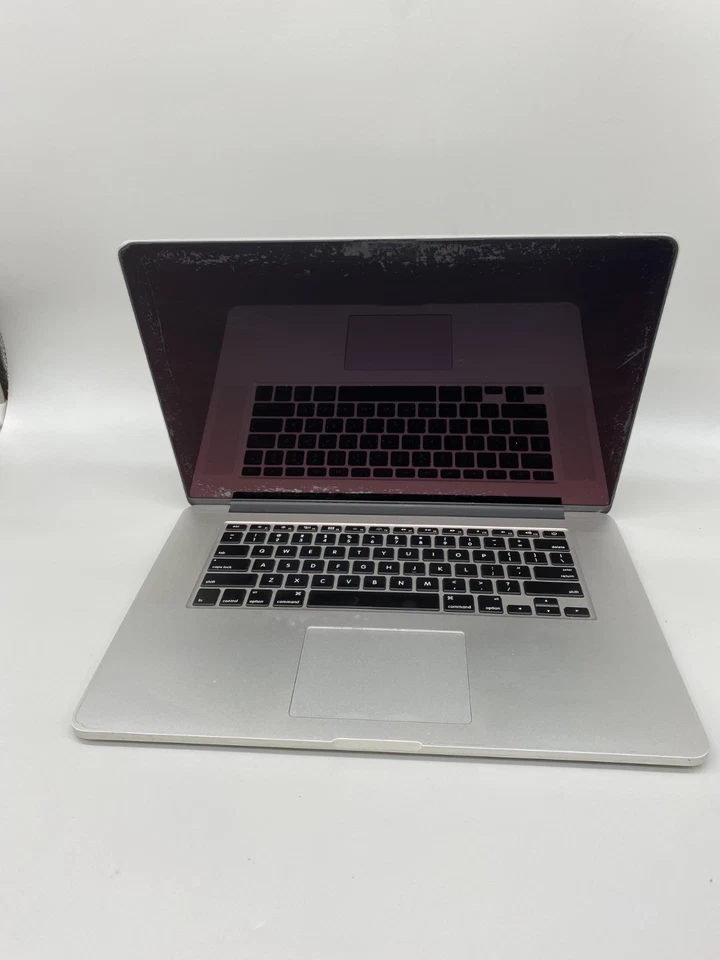 Apple MacBook Pro 2014 A1398 i7-4770HQ 2.2Ghz 16GB DDR3 256GB SSD -C/SEE Photo - Image 1 of 4