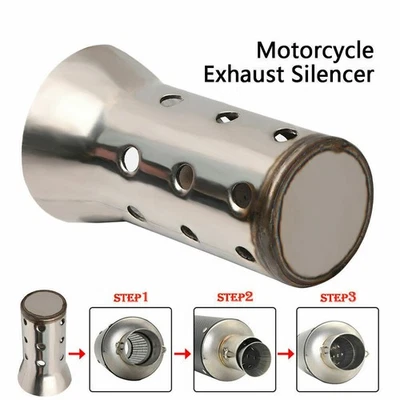 51MM Motorcycle Racing Exhaust Can Muffler Insert Baffle DB Killer Pipe Silencer - image 1 of 4