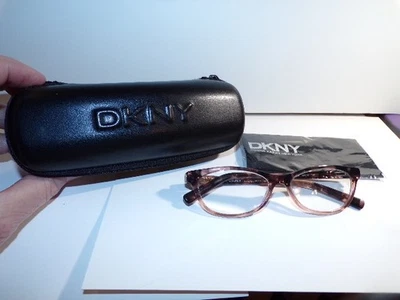 DKNY Br/Rosa Ombre Tortuga Gato Anteojos DY4629 3556 51 15 135 con Estuche y Tela Foto 1 de 4